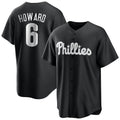 MATTH P.Phillies #6 Ryan Howard Player Black Alt Fashion Home Game Stitched Jerseys