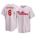 MATTH P.Phillies #6 Ryan Howard Player White Home Game Stitched Jerseys
