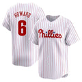 MATTH P.Phillies #6 Ryan Howard Player White Home Limited Stitched Jerseys