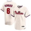 MATTH P.Phillies #6 Ryan Howardr Player Cream Home Limited Stitched Jerseys