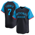 MATTH P.Phillies #7 Trea Turner Player Navy National League All-Star Limited Game Stitched Jerseys