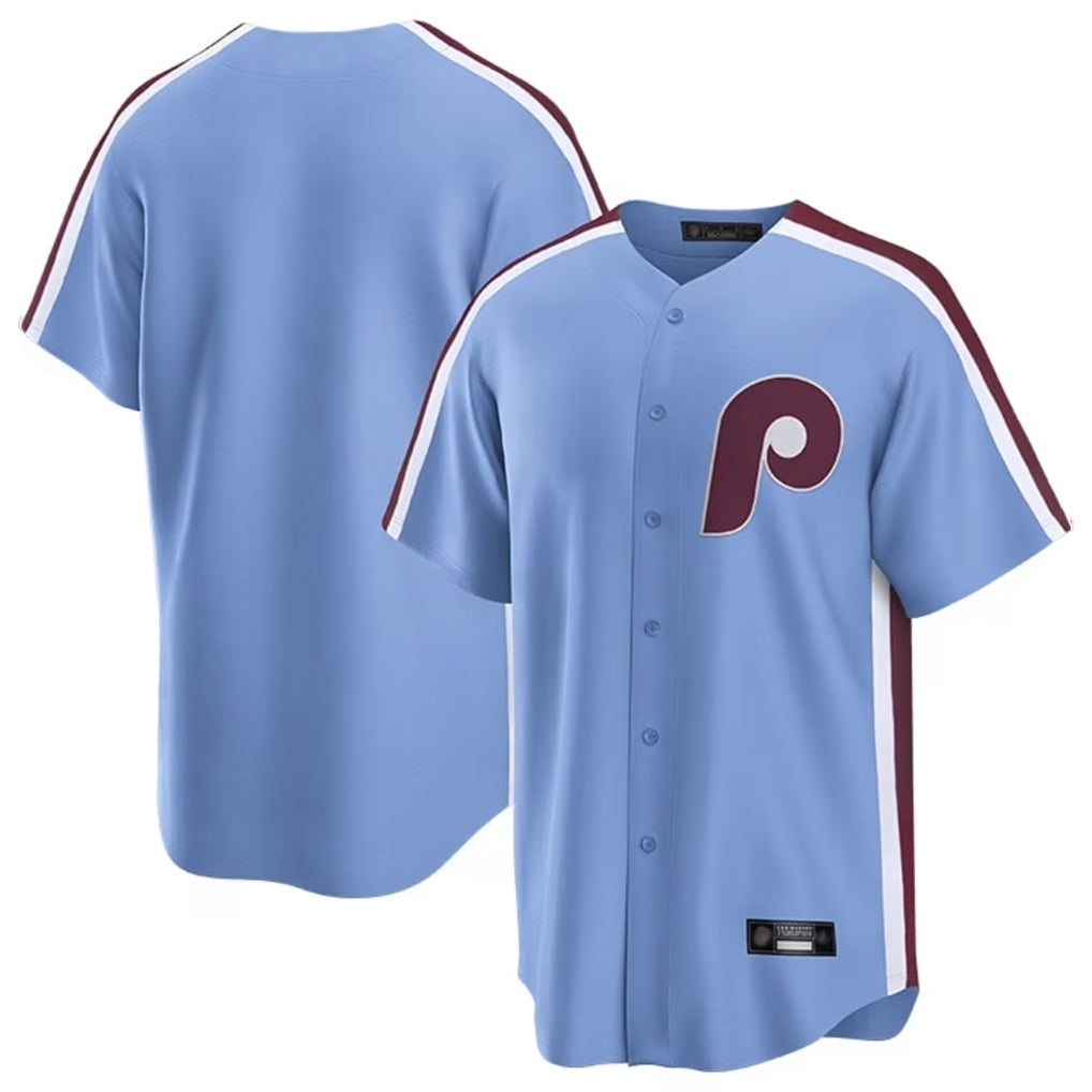 MATTH P.Phillies Blank Player Light Blue Home Limited Stitched Jerseys