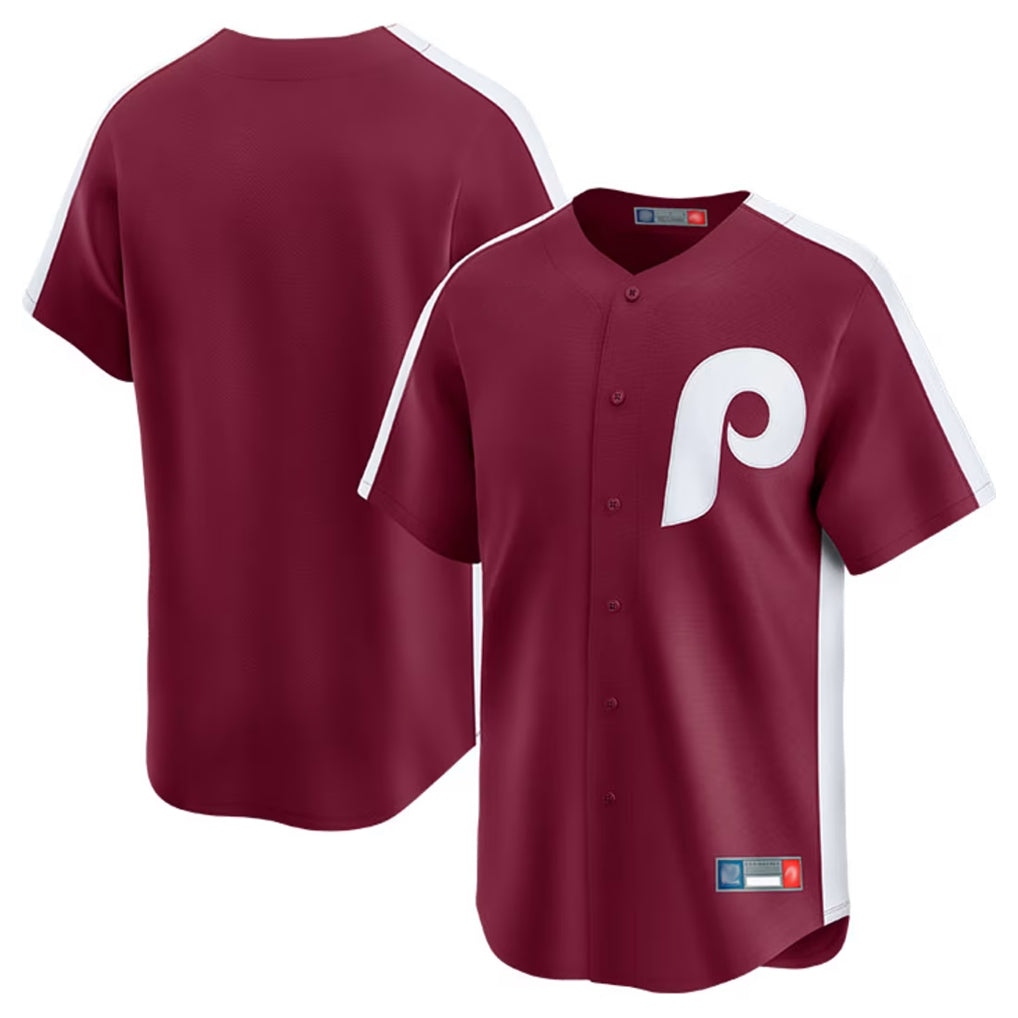 MATTH P.Phillies Blank Player Red Cooperstown Collection Limited Home Stitched Jerseys