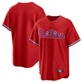 MATTH P.Phillies Blank Player Red Home Game Stitched Jerseys