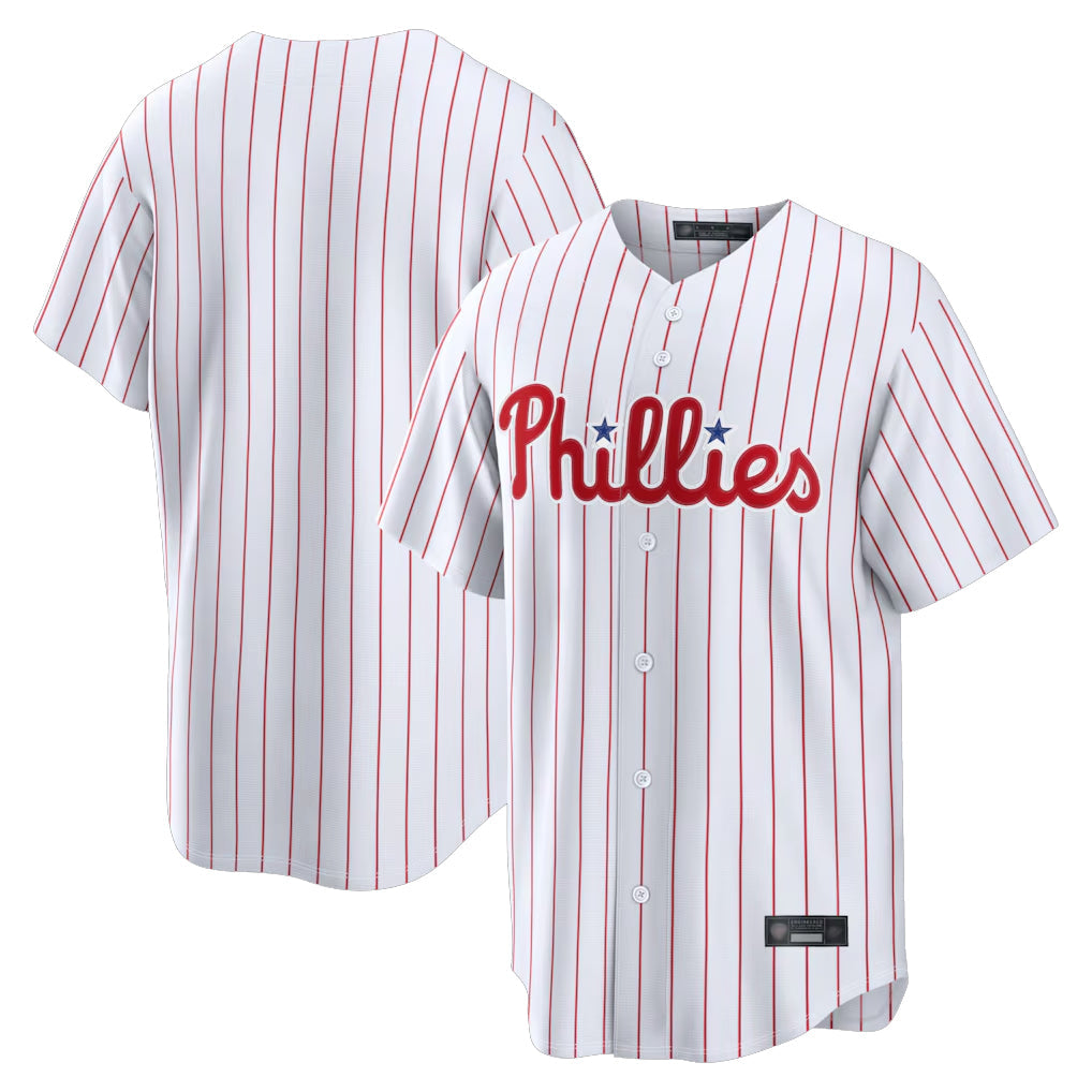 MATTH P.Phillies Blank Player White Home Limited Stitched Jerseys