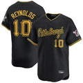 MATTH P.Pirates #10 Bryan Reynolds Player Black Alt Home Limited Stitched Jerseys