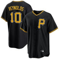 MATTH P.Pirates #10 Bryan Reynolds Player Black Alternate 2025 Home Game Stitched Jerseys