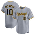 MATTH P.Pirates #10 Bryan Reynolds Player Gray Road Home Limited Stitched Jerseys