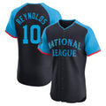 MATTH P.Pirates #10 Bryan Reynolds Player Navy National League All-Star Home Limited Elite Stitched Jerseys