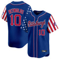 MATTH P.Pirates #10 Bryan Reynolds Player Royal 2025 Independence Day Vapor Premier Limited Stitched Jerseys