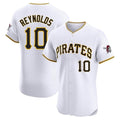 MATTH P.Pirates #10 Bryan Reynolds Player White Home Limited Elite Stitched Jerseys