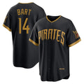 MATTH P.Pirates #14 Joey Bart Player Black 2026 City Connect Home Game Stitched Jerseys