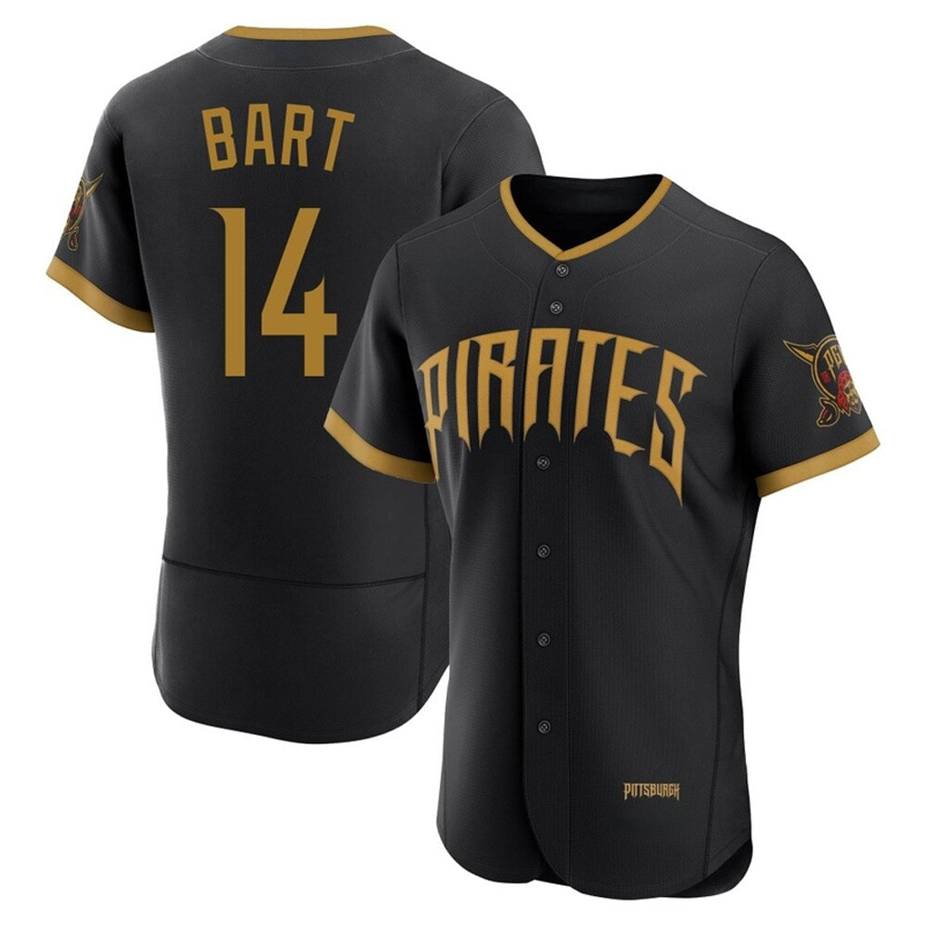 MATTH P.Pirates #14 Joey Bart Player Black 2026 City Connect Home Limited Elite Stitched Jerseys