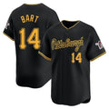 MATTH P.Pirates #14 Joey Bart Player Black Alt Home Limited Stitched Jerseys