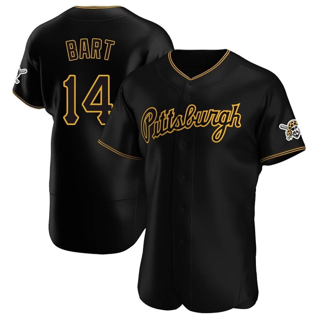 MATTH P.Pirates #14 Joey Bart Player Black Home Limited Elite Stitched Jerseys