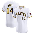 MATTH P.Pirates #14 Joey Bart Player White Home Limited Elite Stitched Jerseys