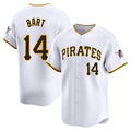 MATTH P.Pirates #14 Joey Bart Player White Home Limited Stitched Jerseys