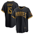 MATTH P.Pirates #15 Oneil Cruz Player Black 2026 City Connect Home Game Stitched Jerseys