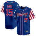 MATTH P.Pirates #15 Oneil Cruz Player Royal 2025 Independence Day Vapor Premier Limited Stitched Jerseys