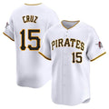 MATTH P.Pirates #15 Oneil Cruz Player White Home Limited Stitched Jerseys