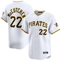 MATTH P.Pirates #22 Andrew McCutchen Player White Home Limited Stitched Jerseys