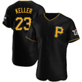 MATTH P.Pirates #23 Mitch Keller Player Black Home Limited Elite Stitched Jerseys