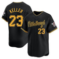 MATTH P.Pirates #23 Mitch Keller Player Black Home Limited Stitched Jerseys