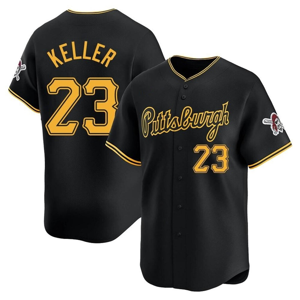 MATTH P.Pirates #23 Mitch Keller Player Black Home Limited Stitched Jerseys