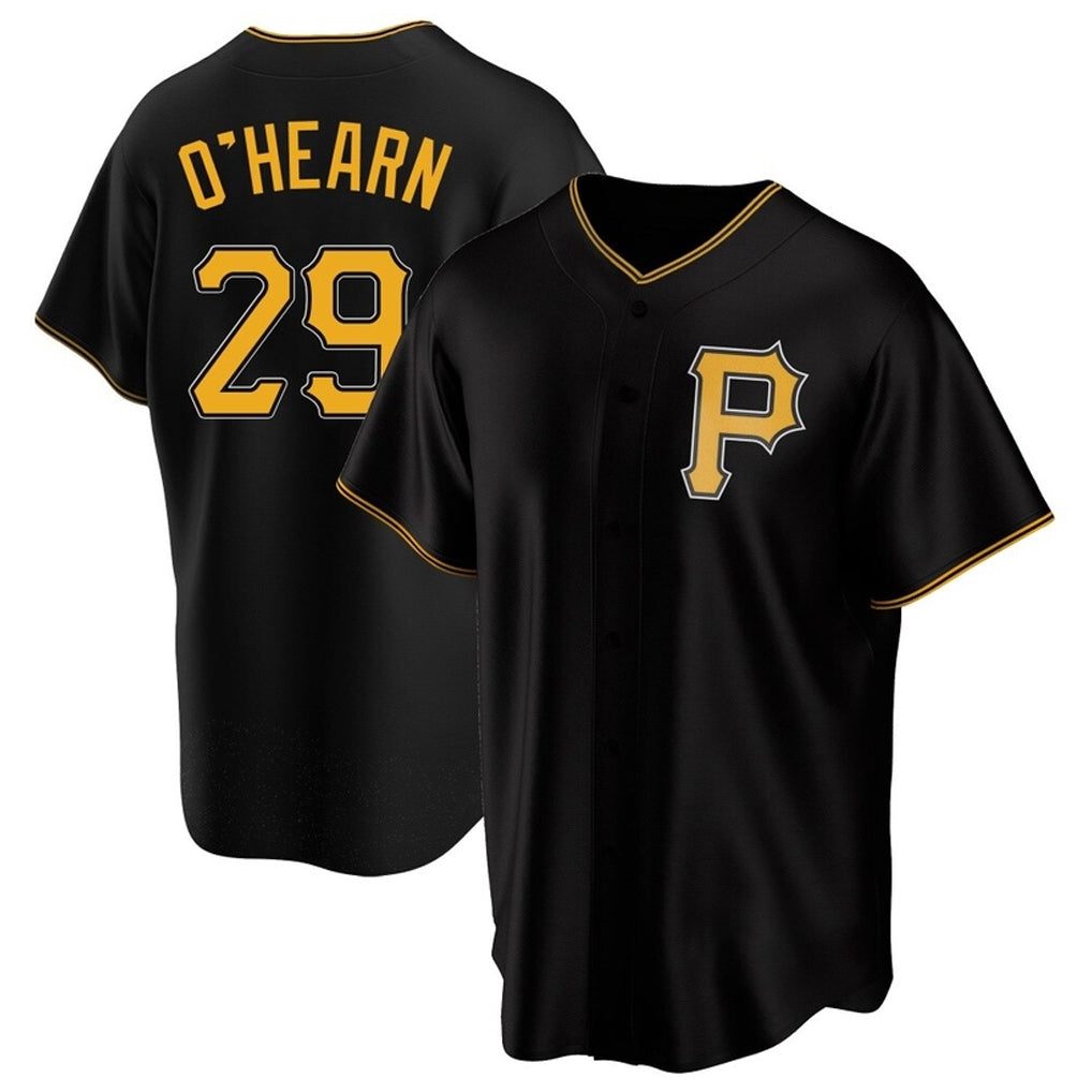 MATTH P.Pirates #29 Ryan O?¡®Hearn Player Black Alternate 2025 Home Game Stitched Jerseys