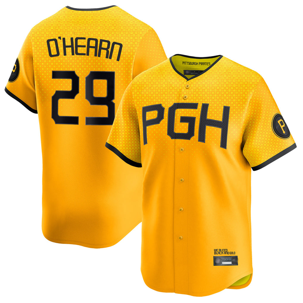 MATTH P.Pirates #29 Ryan O?¡®Hearn Player Gold City Connect Home Limited Stitched Jerseys