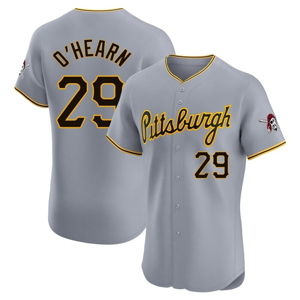 MATTH P.Pirates #29 Ryan O?¡®Hearn Player Gray Road Home Limited Elite Stitched Jerseys