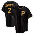 MATTH P.Pirates #2 Spencer Horwitz Player Black Alternate 2025 Home Game Stitched Jerseys
