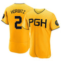 MATTH P.Pirates #2 Spencer Horwitz Player Gold City Connect Home Limited Elite Stitched Jerseys