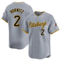 MATTH P.Pirates #2 Spencer Horwitz Player Gray Road Home Limited Stitched Jerseys