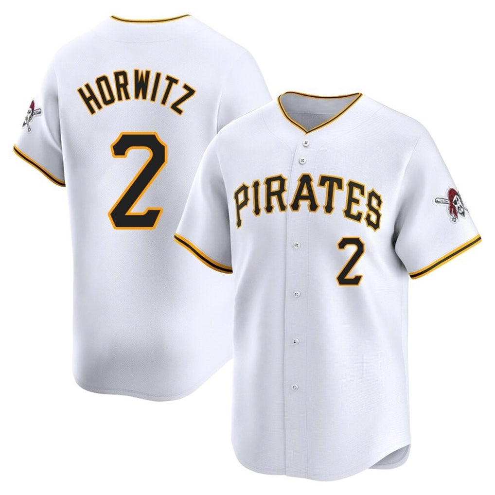 MATTH P.Pirates #2 Spencer Horwitz Player White Home Limited Stitched Jerseys