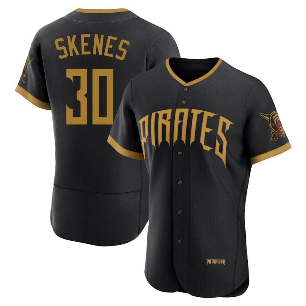MATTH P.Pirates #30 Paul Skenes Player Black 2026 City Connect Home Limited Elite Stitched Jerseys