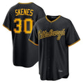 MATTH P.Pirates #30 Paul Skenes Player Black Home Game Stitched Jerseys