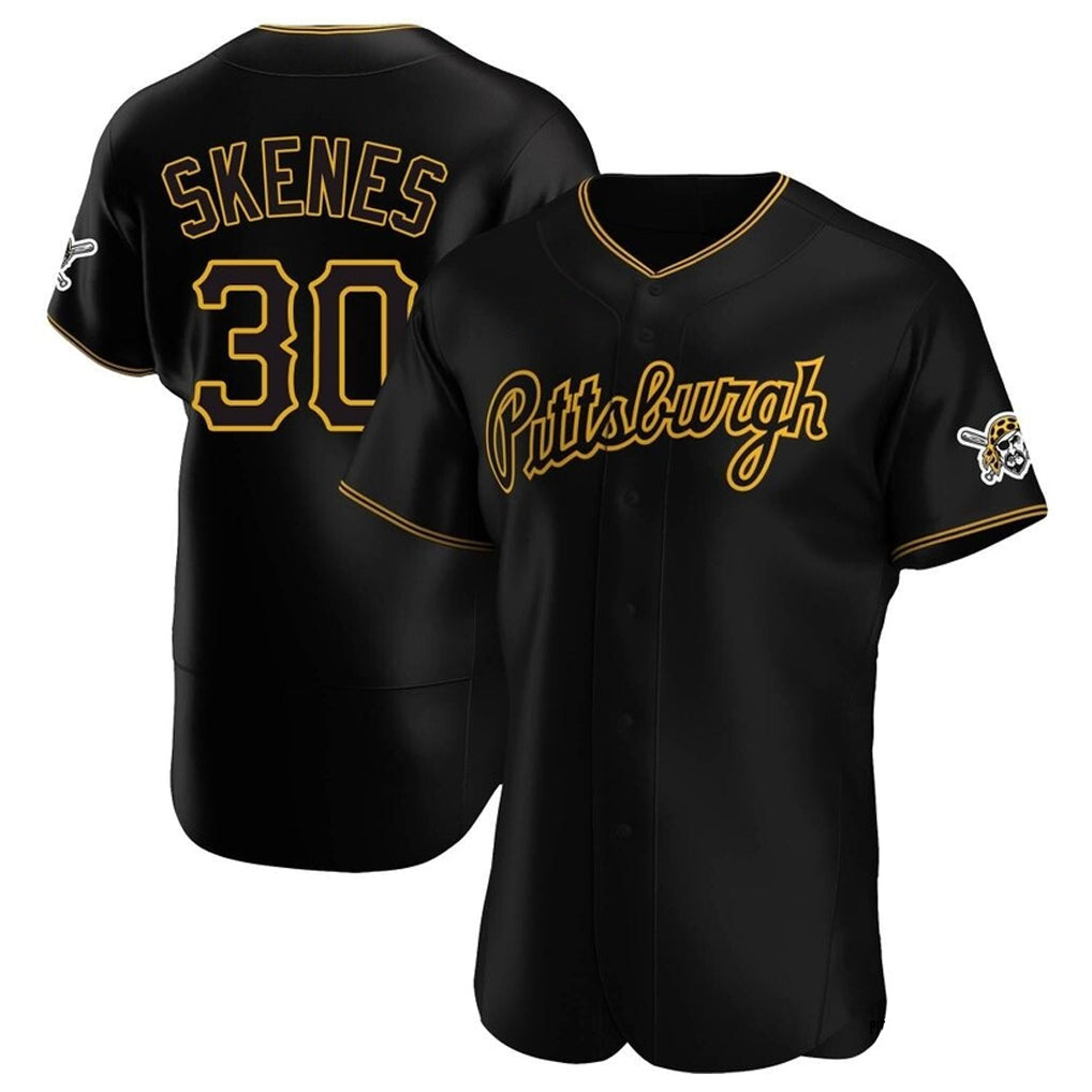 MATTH P.Pirates #30 Paul Skenes Player Black Home Limited Elite Stitched Jerseys
