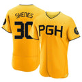 MATTH P.Pirates #30 Paul Skenes Player Gold City Connect Home Limited Elite Stitched Jerseys