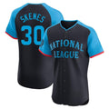 MATTH P.Pirates #30 Paul Skenes Player Navy National League All-Star Home Limited Elite Stitched Jerseys