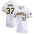 MATTH P.Pirates #32 Henry Davis Player White Home Limited Elite Stitched Jerseys