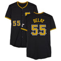 MATTH P.Pirates #55 Jason Delay Player Black Alternate Limited Game Stitched Jerseys