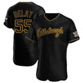 MATTH P.Pirates #55 Jason Delay Player Black Home Limited Elite Stitched Jerseys