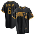 MATTH P.Pirates #6 Konnor Griffin Player Black 2026 City Connect Home Game Stitched Jerseys
