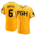 MATTH P.Pirates #6 Konnor Griffin Player Gold City Connect Home Limited Elite Stitched Jerseys