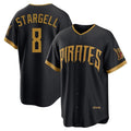 MATTH P.Pirates #8 Willie Stargell Player Black 2026 City Connect Home Limited Stitched Jerseys