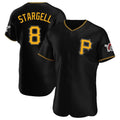 MATTH P.Pirates #8 Willie Stargell Player Black Alternate 2025 Home Limited Elite Stitched Jerseys