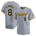 MATTH P.Pirates #8 Willie Stargell Player Gray Road Home Limited Stitched Jerseys