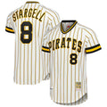 MATTH P.Pirates #8 Willie Stargell Player White Mitchell & Ness Cooperstown Collection 1979 Limited Stitched Jerseys