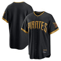 MATTH P.Pirates Blank Player Black 2026 City Connect Home Limited Stitched Jerseys